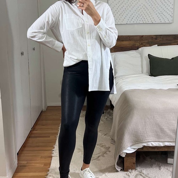 Cute & Sexy Fall Outfit with Faux Leather Leggings ISO - Picture 2 of 8